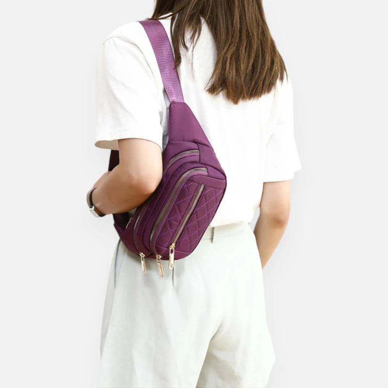 Sac banane tissu matelassé tendance Lise