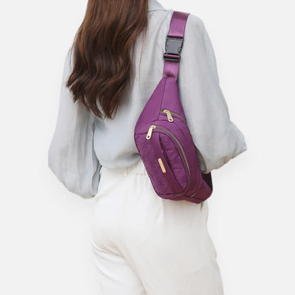 Sac banane tissu à motif floral tendance Margaux