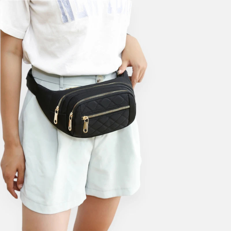 Sac banane tissu matelassé tendance Lise