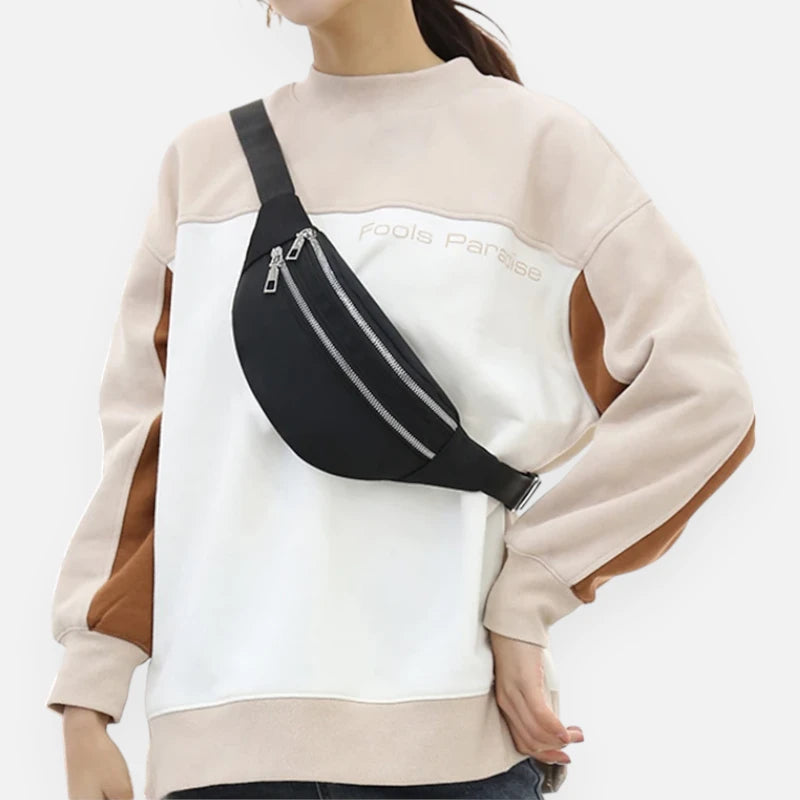 Sac banane tissu tendance Théa