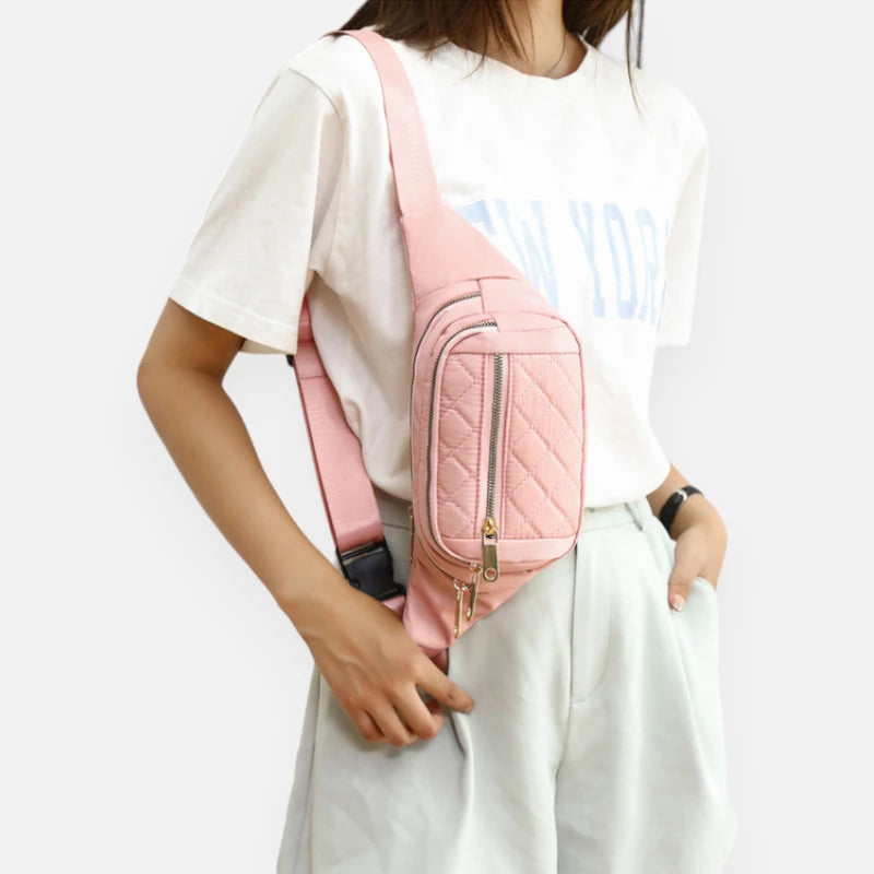 Sac banane tissu matelassé tendance Lise