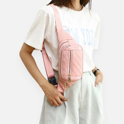 Sac banane tissu matelassé tendance Lise