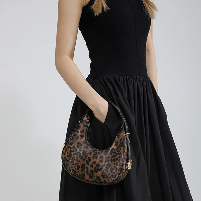 Petit sac à main bandoulière épaule motif animalier au design personnalisé et moderne Octavie