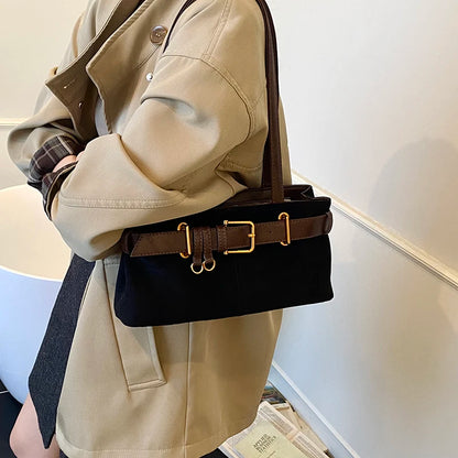 Grand sac à main cabas avec finitions dorées Victoire