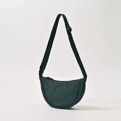 Sac à main banane demi-lune en tissu tendance Monique