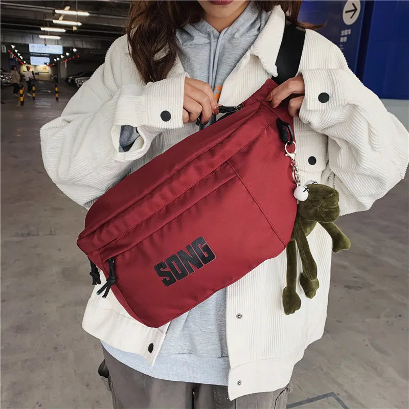 Sac banane XL en tissu tendance Corinne