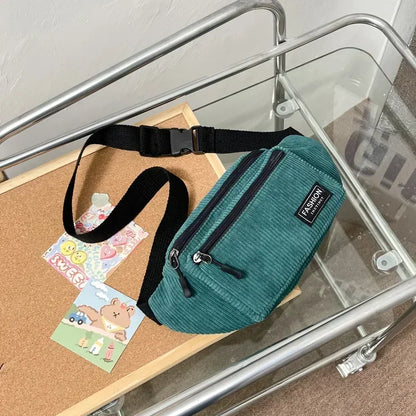 Sac banane velours rectangulaire Suzanne