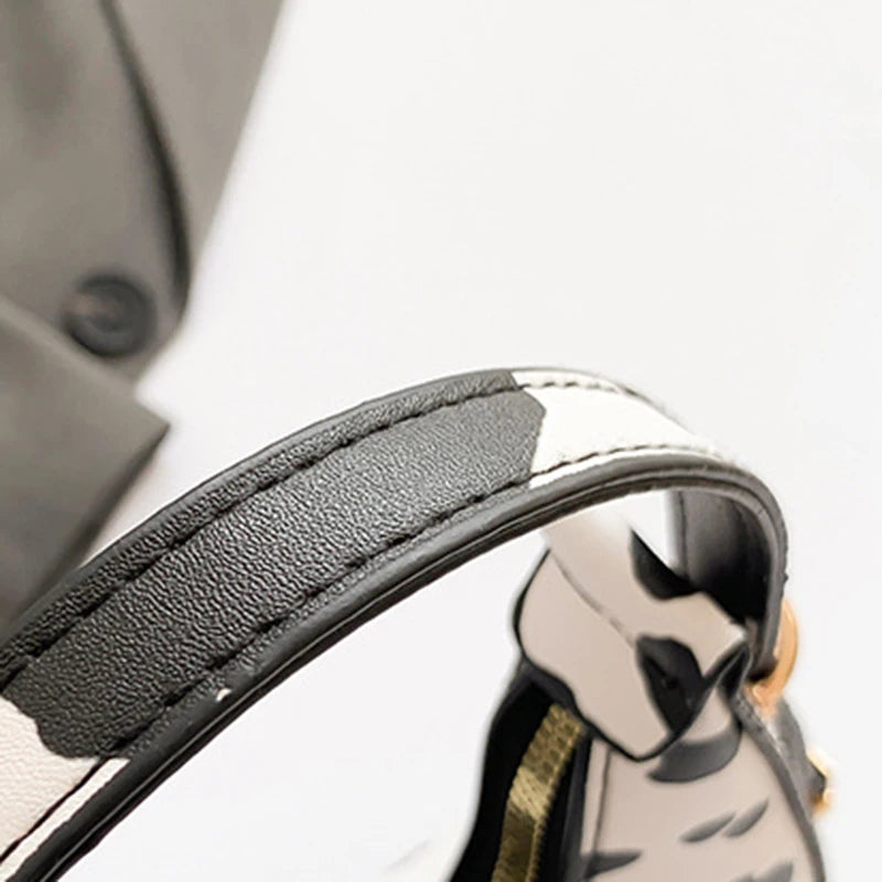 Petit sac à main bandoulière épaule motif animalier au design personnalisé et moderne Octavie