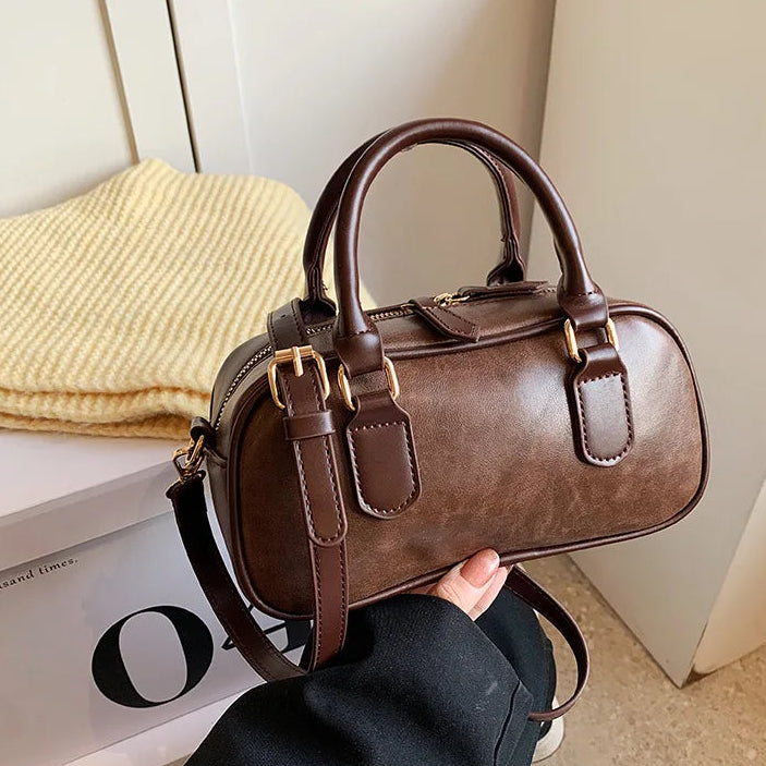 Petit Sac à main bowling classique au design épuré Manon