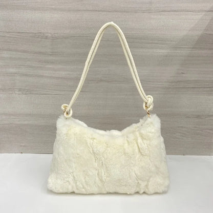 Sac à main bandoulière en fourrure pour femme Madeleine