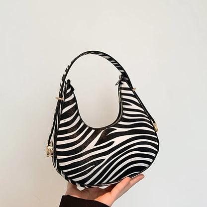 Petit sac à main bandoulière épaule motif animalier au design personnalisé et moderne Octavie