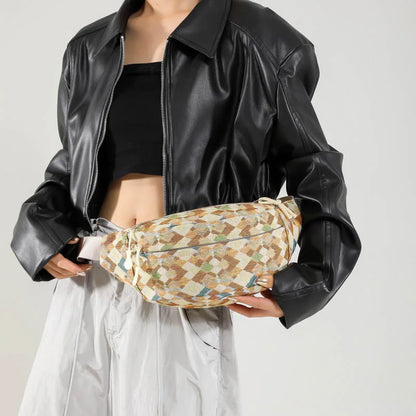 Sac banane en toile imprimé léopard sauvage et tendance Garance