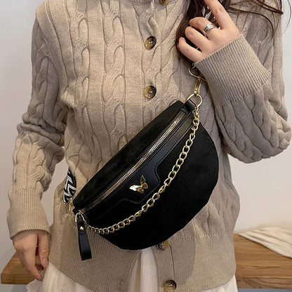 Sac banane en suédine au style bohème et Isabeau