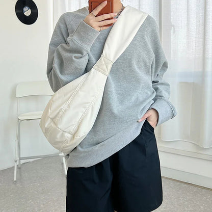 Sac à main banane XL en coton tendance Gisèle