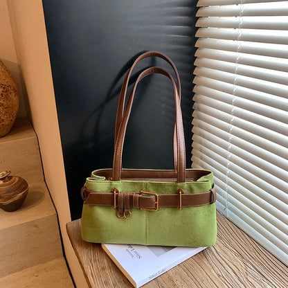 Grand sac à main cabas avec finitions dorées Victoire