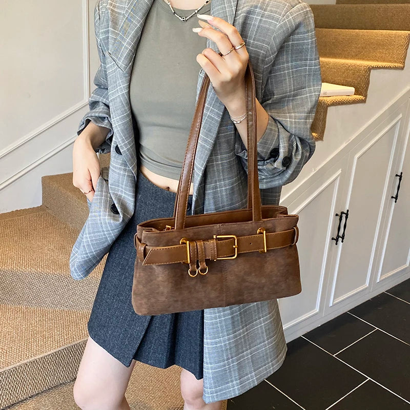 Grand sac à main cabas avec finitions dorées Victoire