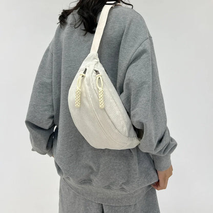 Sac banane velours côtelé tendance Alice