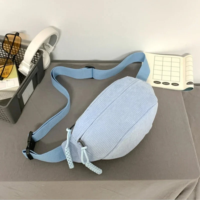 Sac banane velours côtelé tendance Alice