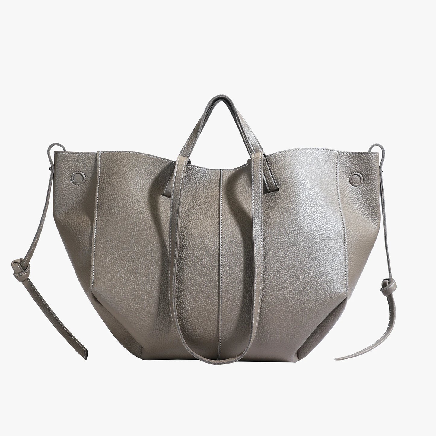 Grand sac à main cabas double porté Élodie