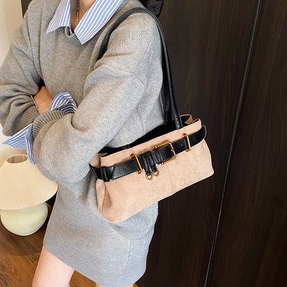 Grand sac à main cabas avec finitions dorées Victoire