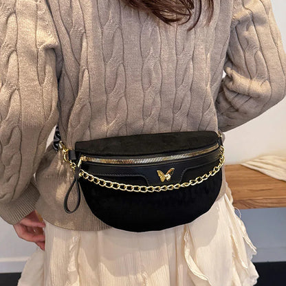 Sac banane en suédine au style bohème et Isabeau