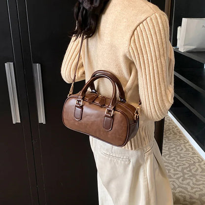 Petit Sac à main bowling classique au design épuré Manon