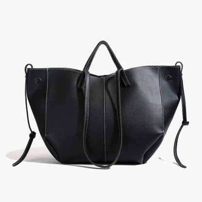 Grand sac à main cabas double porté Élodie