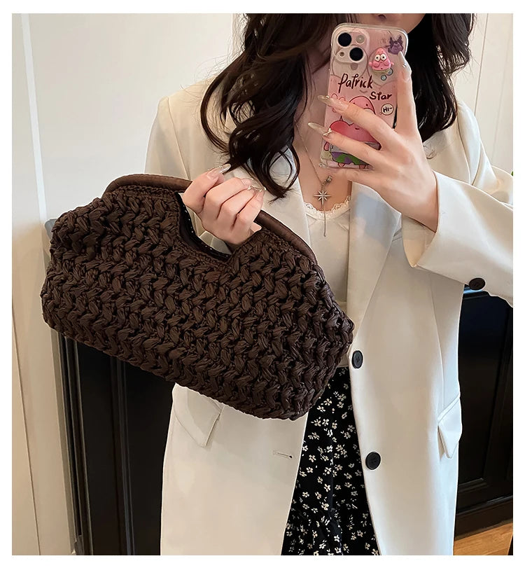 Petit sac à main tressé élégant au style bohème Chloé