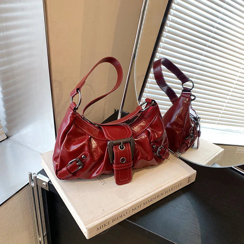 Sac à main hobo rétro à bandoulière Berthe