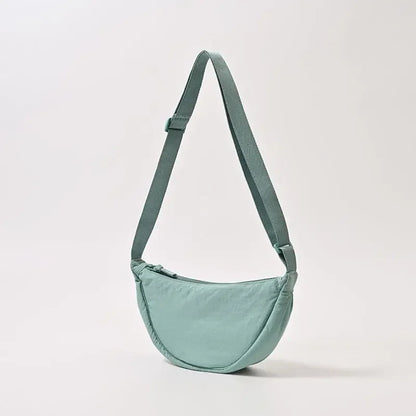 Sac à main banane demi-lune en tissu tendance Monique