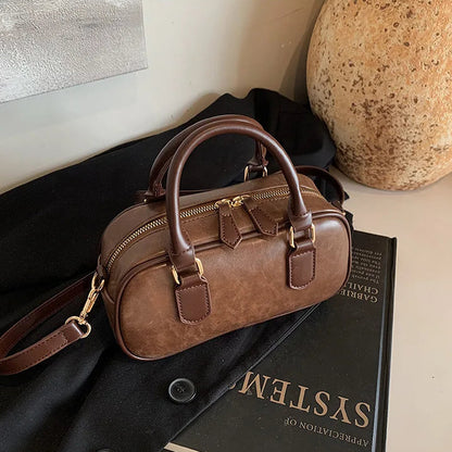 Petit Sac à main bowling classique au design épuré Manon