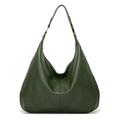 Grand sac à main hobo de cours souple Mila