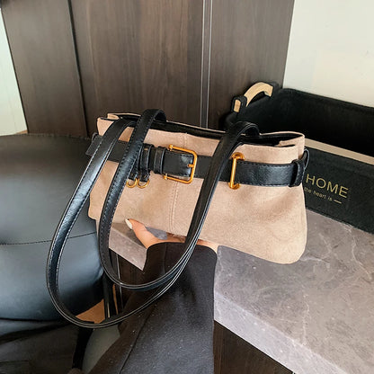 Grand sac à main cabas avec finitions dorées Victoire