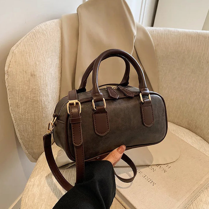 Petit Sac à main bowling classique au design épuré Manon