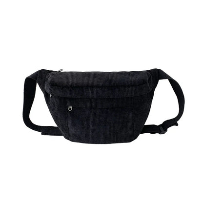 Sac banane XL en velours côtelé Iris