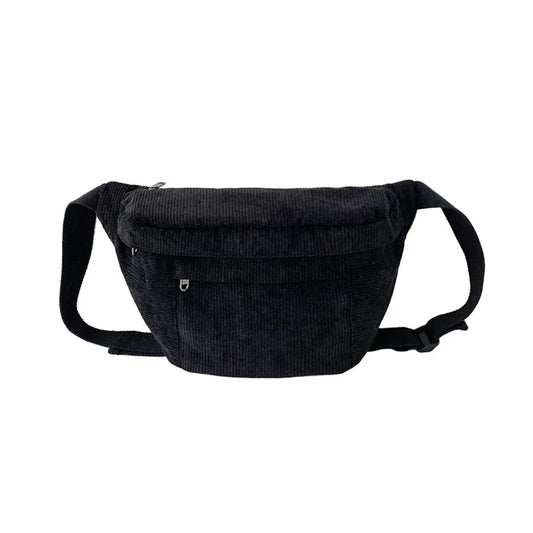 Sac banane XL en velours côtelé Iris