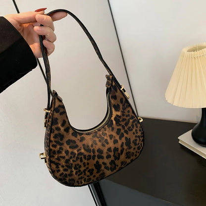 Petit sac à main bandoulière épaule motif animalier au design personnalisé et moderne Octavie