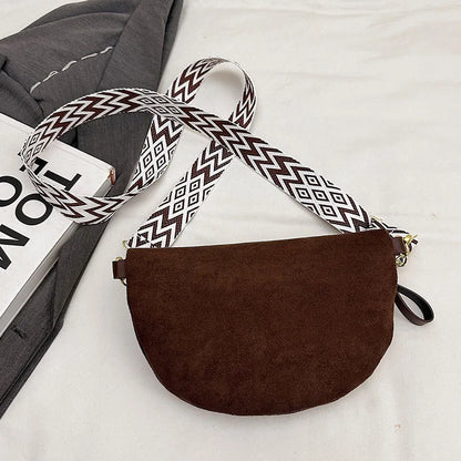 Sac banane en suédine au style bohème et Isabeau