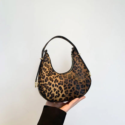 Petit sac à main bandoulière épaule motif animalier au design personnalisé et moderne Octavie