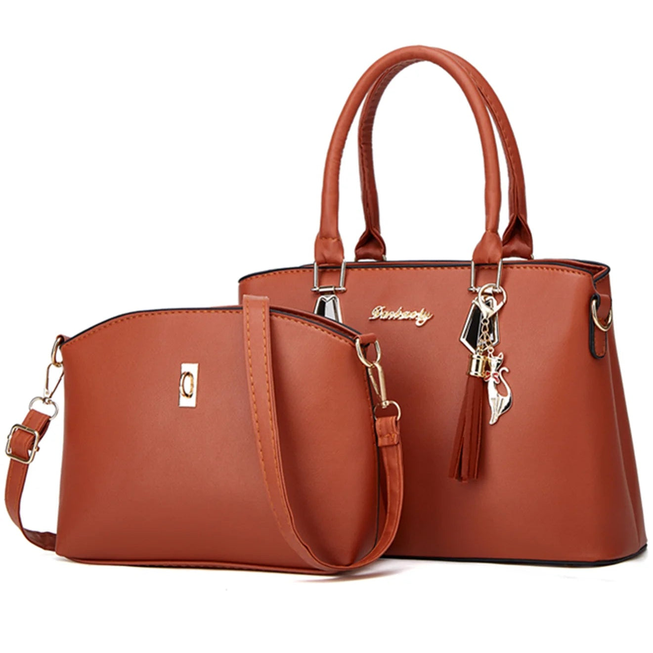 Ensemble sac à main et pochette bandoulière Clara