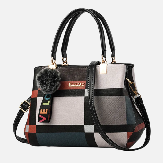 Sac à main bandoulière avec son charms pompon Isabella