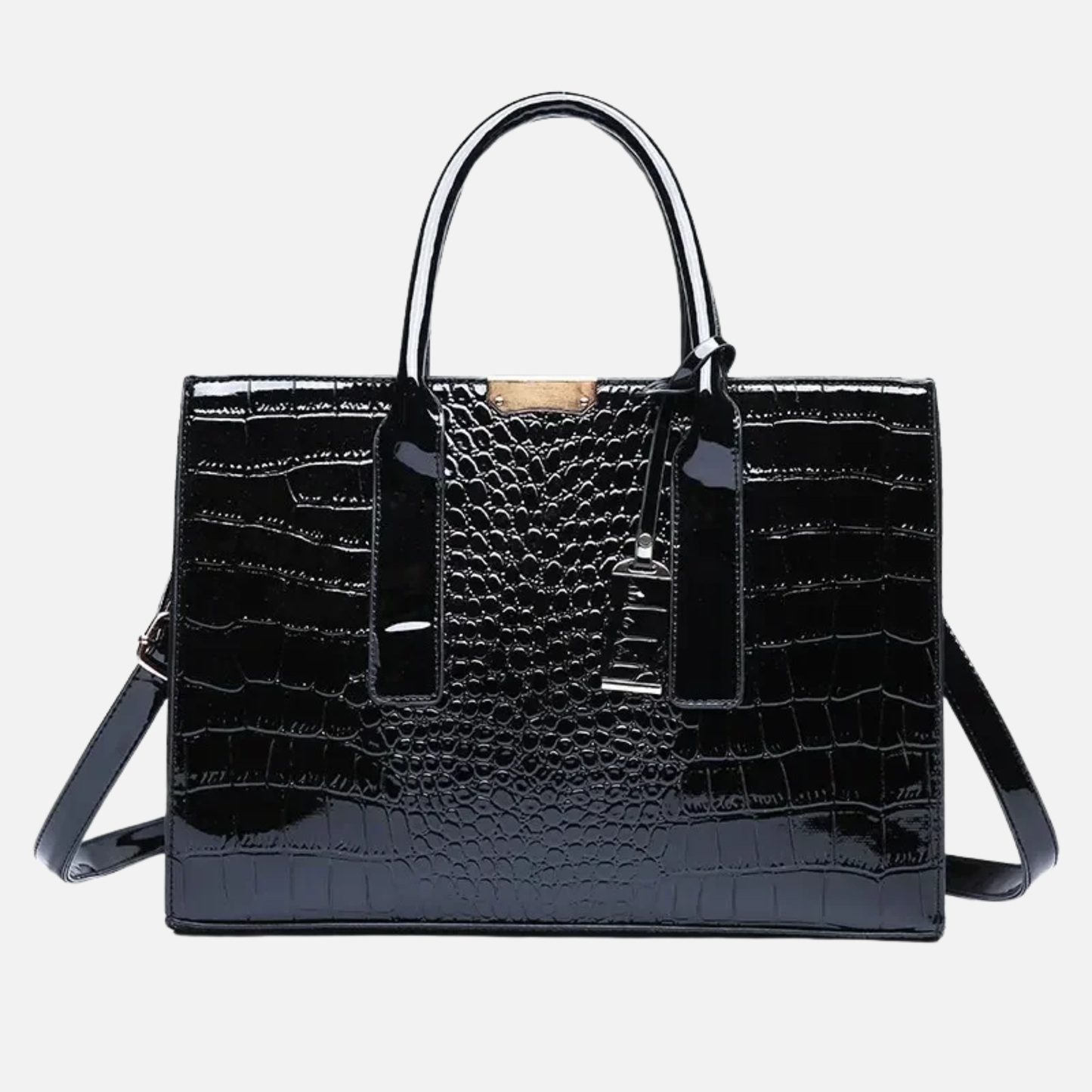 Sac à main bandoulière imitation croco Diane