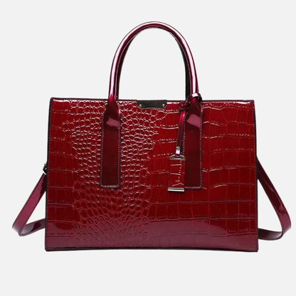 Sac à main bandoulière imitation croco Diane