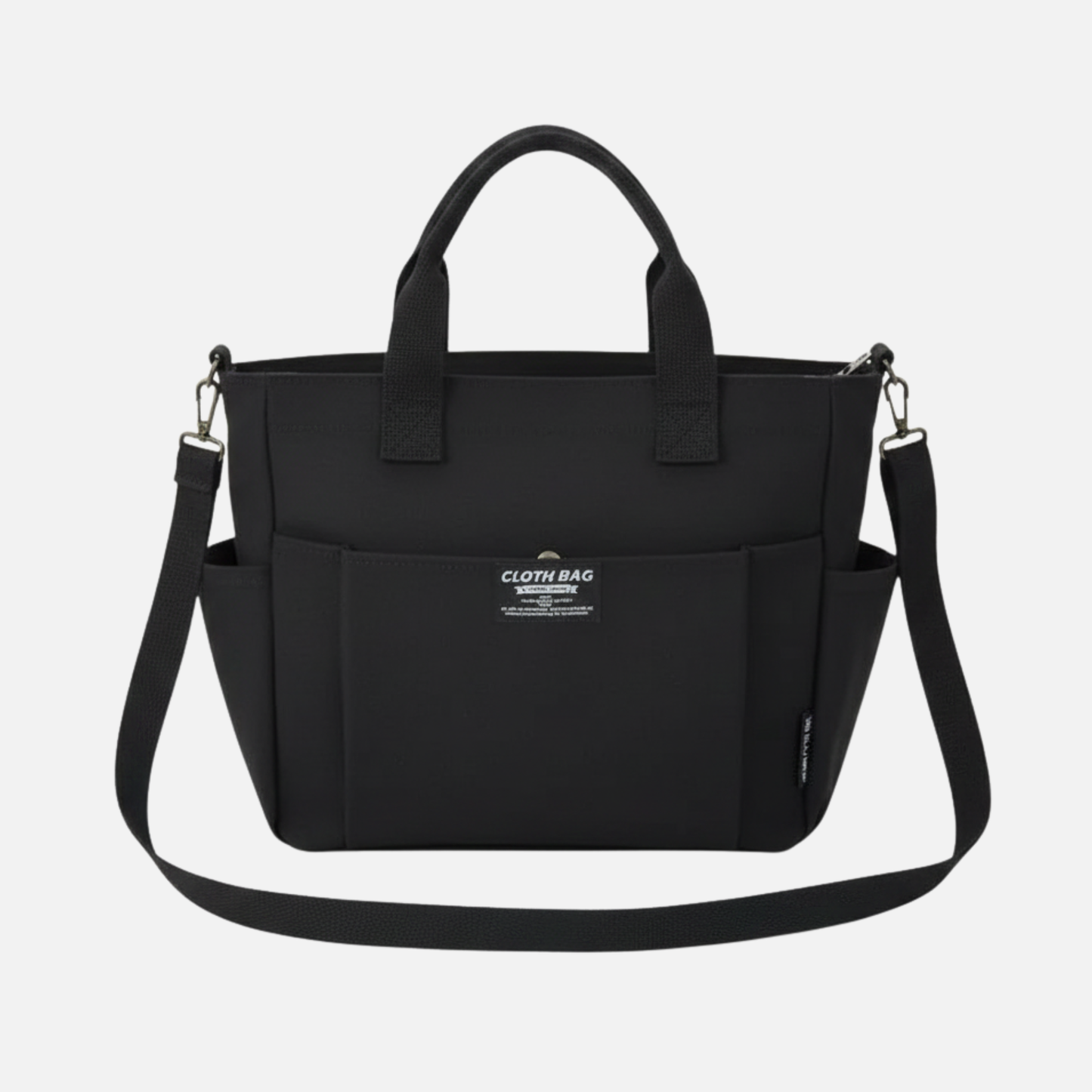 Sac à main cabas en toile multipoches à bandoulière Mia