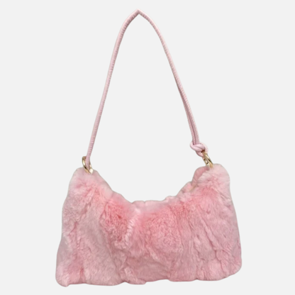 Sac à main bandoulière en fourrure pour femme Madeleine