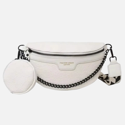 Sac banane à motif floral avec bandoulière et porte-monnaie Marguerite