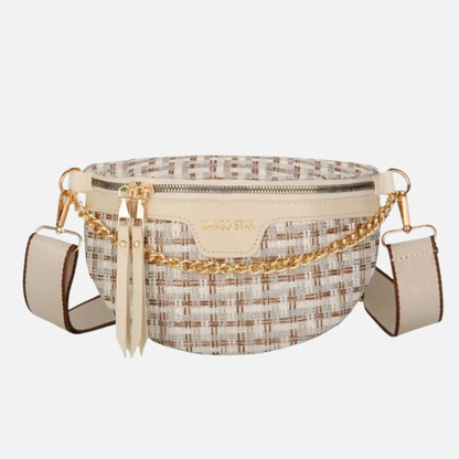 Sac banane bandoulière avec chaîne dorée Germaine