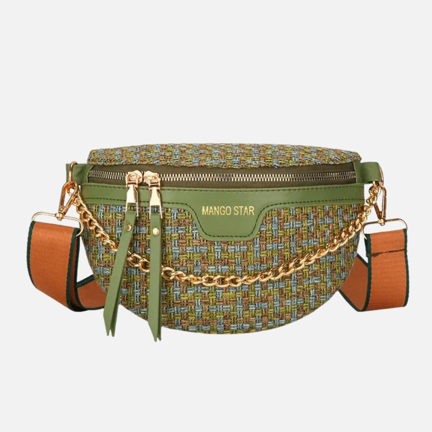 Sac banane bandoulière avec chaîne dorée Germaine