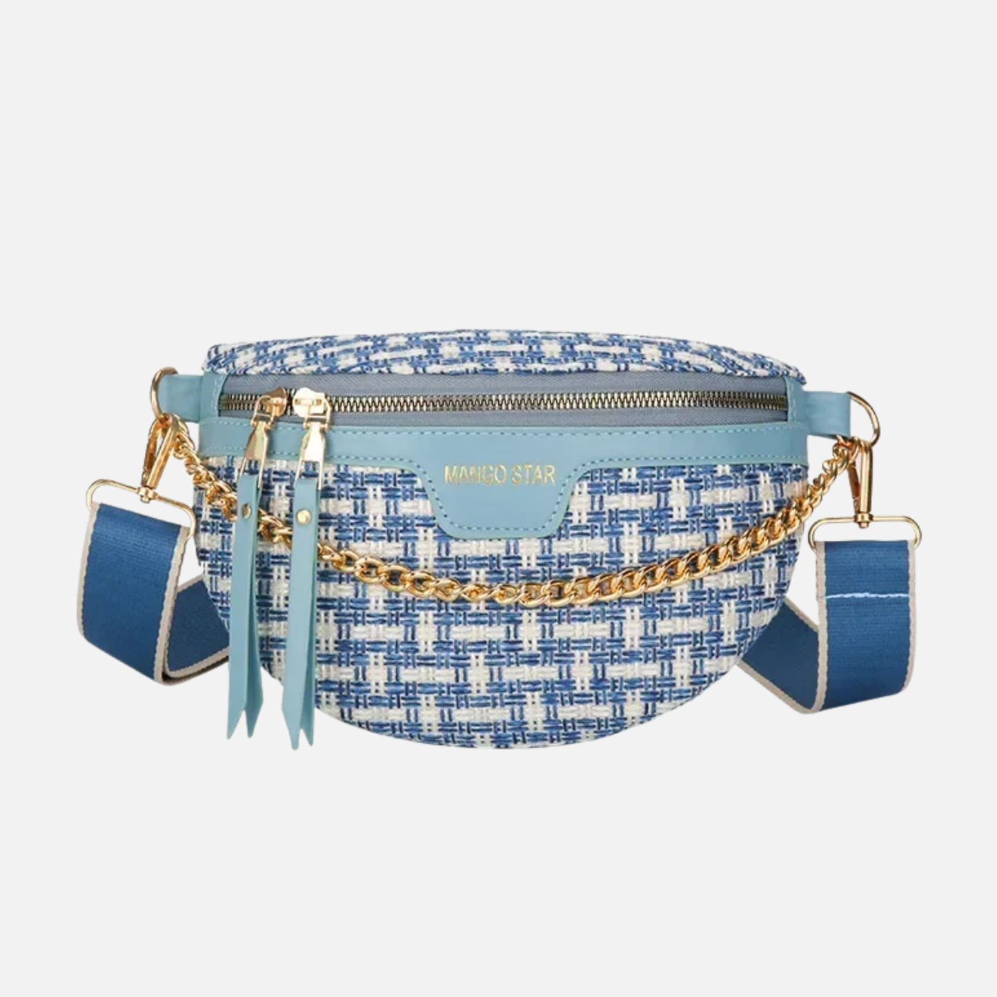 Sac banane bandoulière avec chaîne dorée Germaine