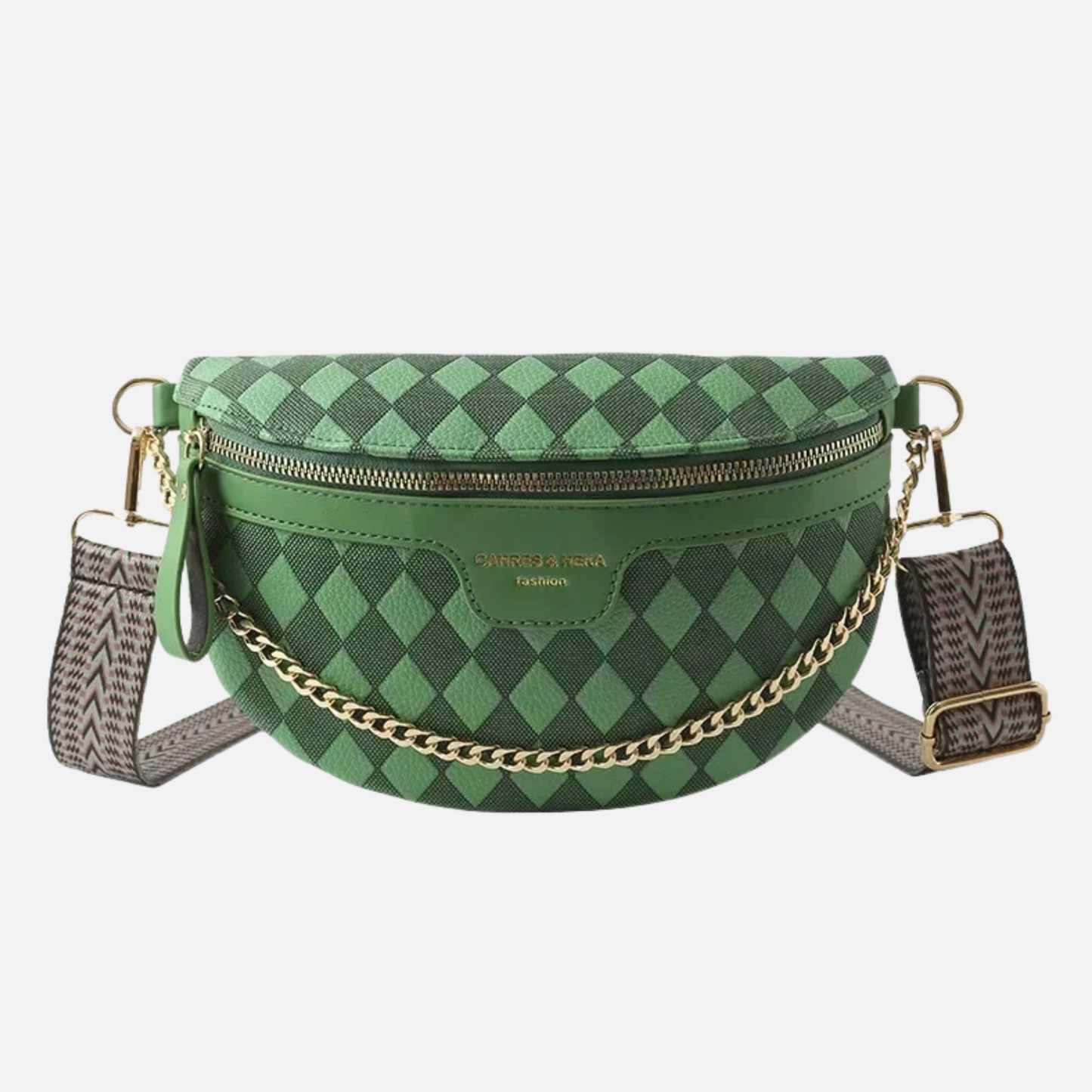 Sac banane bandoulière avec chaîne doré Paulette